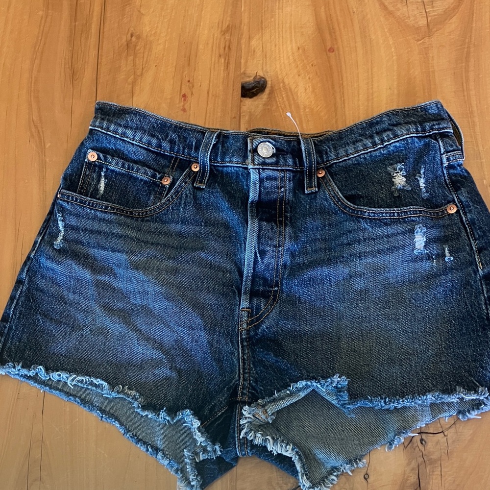 Distressed Denim Women's Shorts